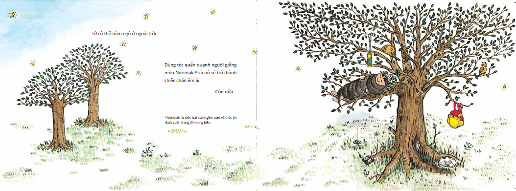 tranh truyện ehon nhật bản - machan tóc dài (dành cho bé từ 1-6 tuổi) (tái bản 2022) - Ảnh 7