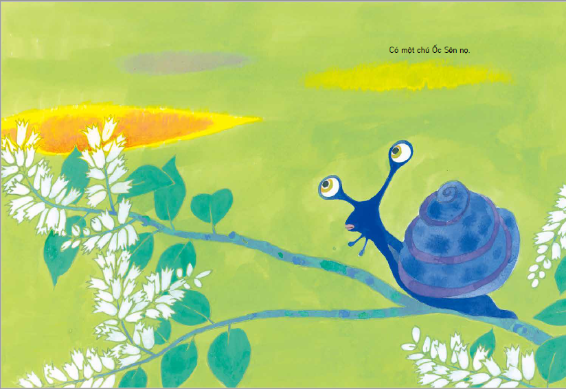 tranh truyện ehon nhật bản - nỗi buồn ốc sên (tái bản 2023) - Ảnh 2