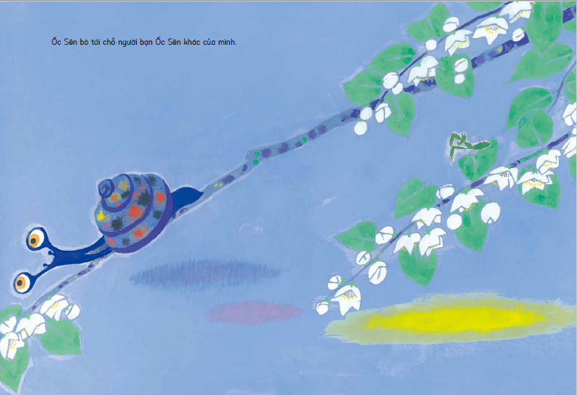 tranh truyện ehon nhật bản - nỗi buồn ốc sên (tái bản 2023) - Ảnh 4