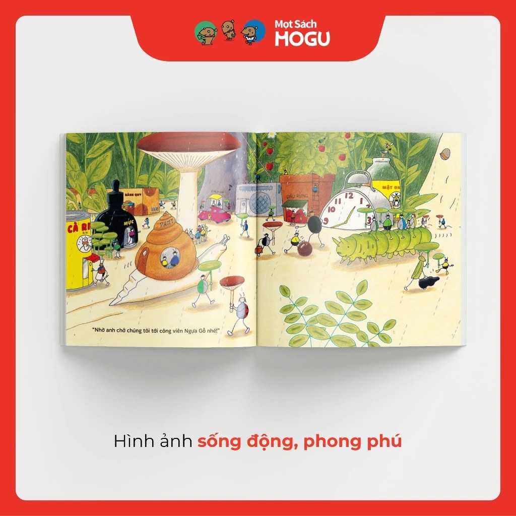 Tranh Truyện Ehon Nhật Bản - Taxi Ốc Sên - Ảnh 4