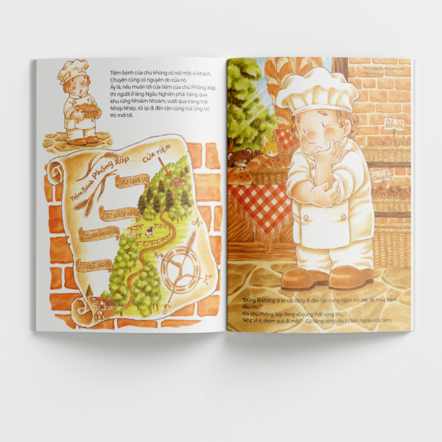 tranh truyện ehon nhật bản - tiệm mỳ lừng danh - Ảnh 3