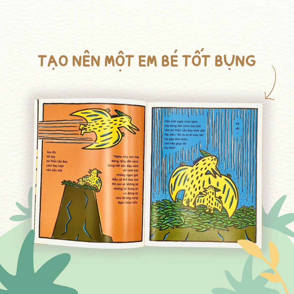 tranh truyện ehon nhật bản - tớ là khủng long bạo chúa - Ảnh 5