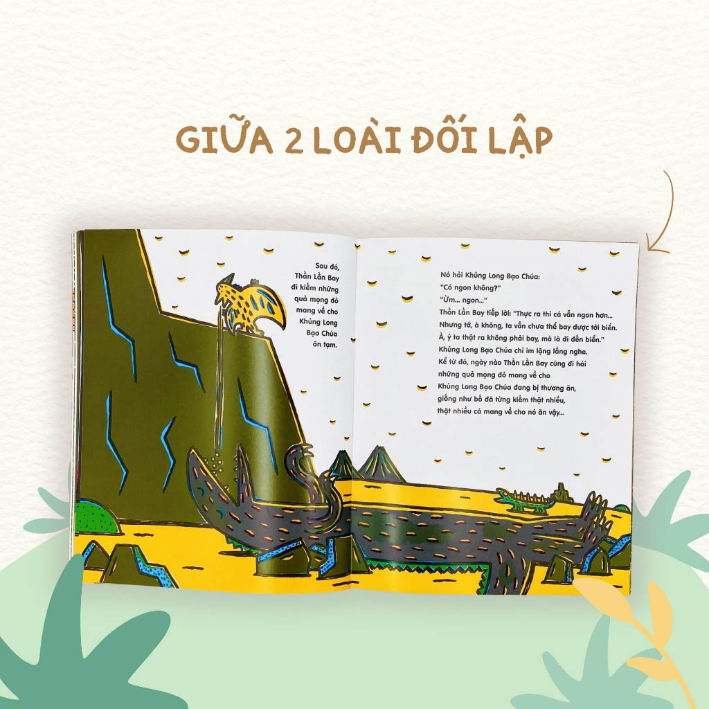 tranh truyện ehon nhật bản - tớ là khủng long bạo chúa - Ảnh 7