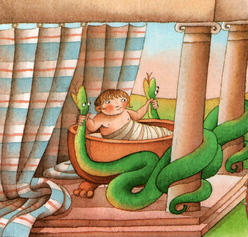 tranh truyện ghép - hecquyn và ba quả táo vàng - Ảnh 3