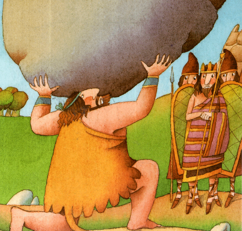 tranh truyện ghép - hecquyn và ba quả táo vàng - Ảnh 7