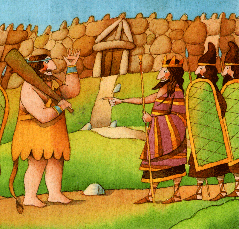 tranh truyện ghép - hecquyn và ba quả táo vàng - Ảnh 9