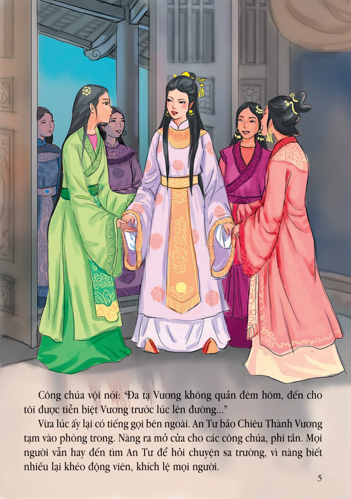 tranh truyện lịch sử việt nam - an tư công chúa (tái bản 2023) - Ảnh 3