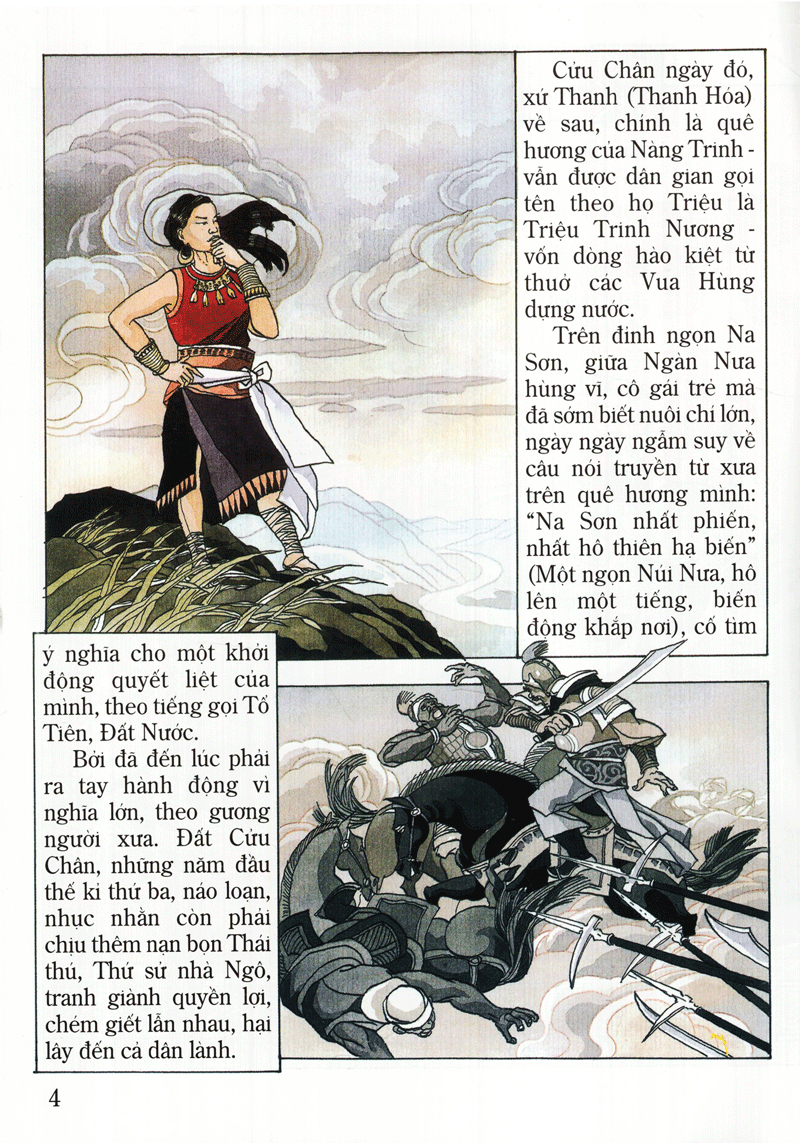 tranh truyện lịch sử việt nam - bà triệu (tái bản 2023) - Ảnh 4