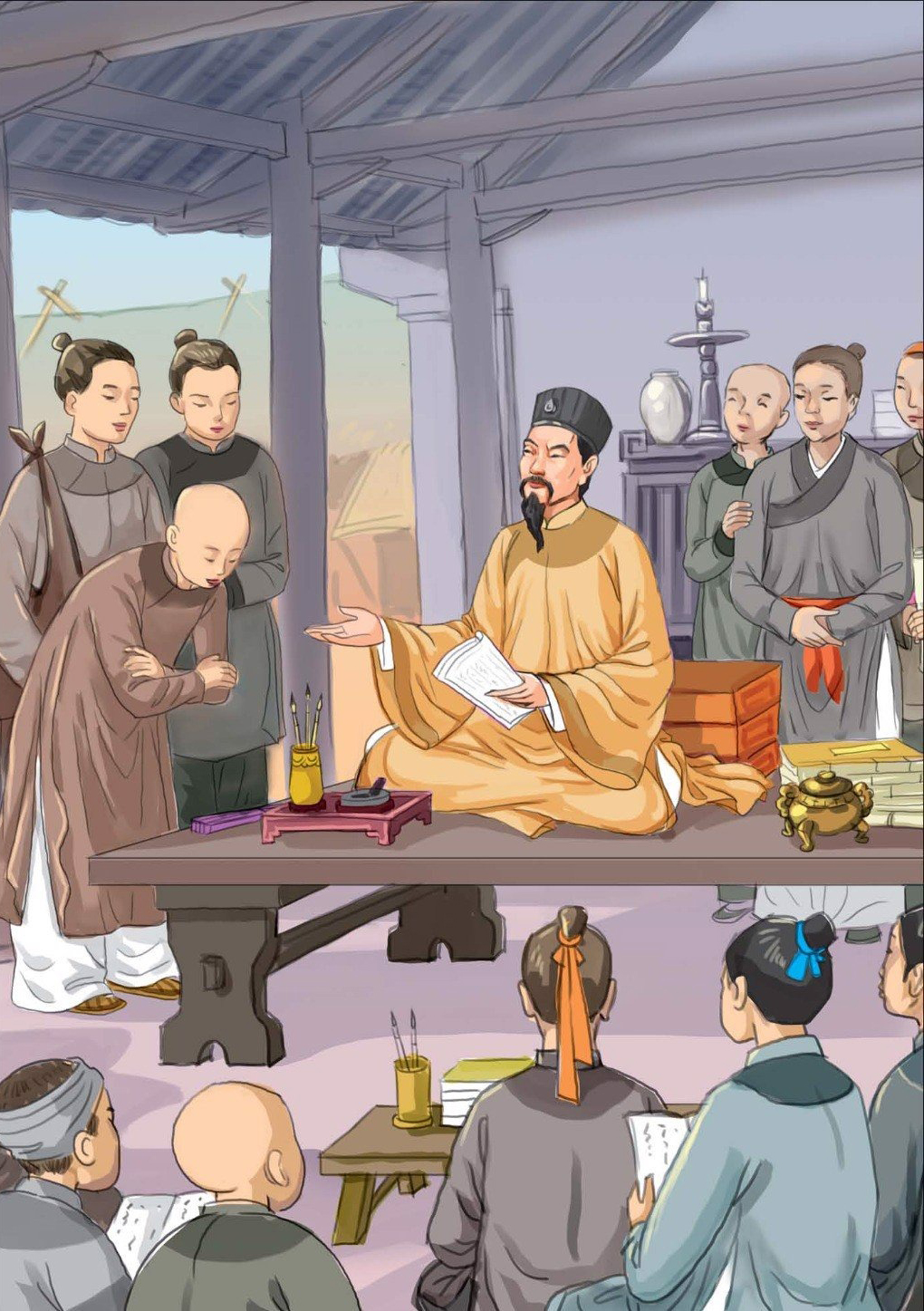 tranh truyện lịch sử việt nam - chu văn an - Ảnh 6