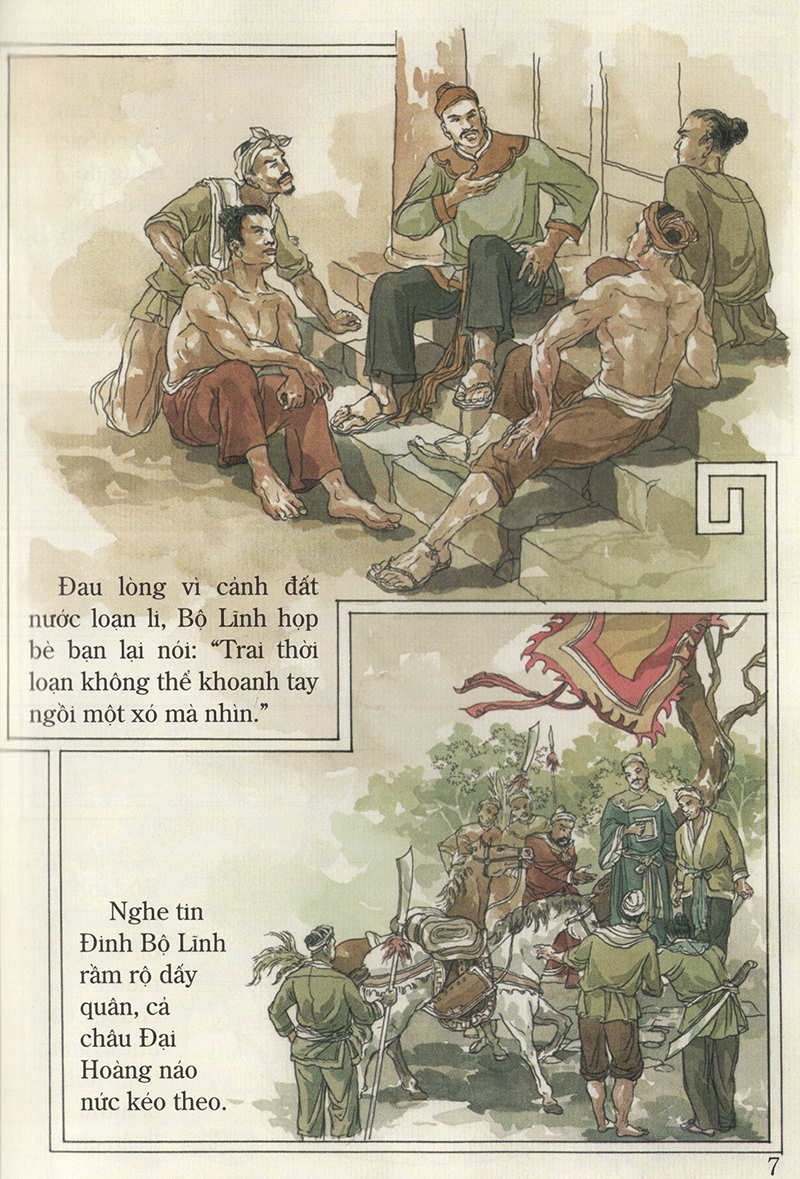 tranh truyện lịch sử việt nam - đinh bộ lĩnh (tái bản 2023) - Ảnh 7