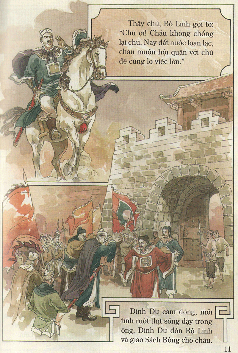 tranh truyện lịch sử việt nam - đinh bộ lĩnh (tái bản 2023) - Ảnh 9