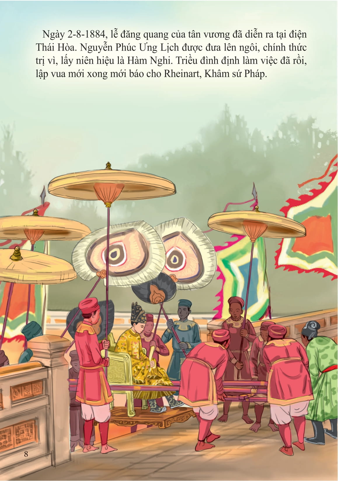tranh truyện lịch sử việt nam - hàm nghi (tái bản 2023) - Ảnh 5