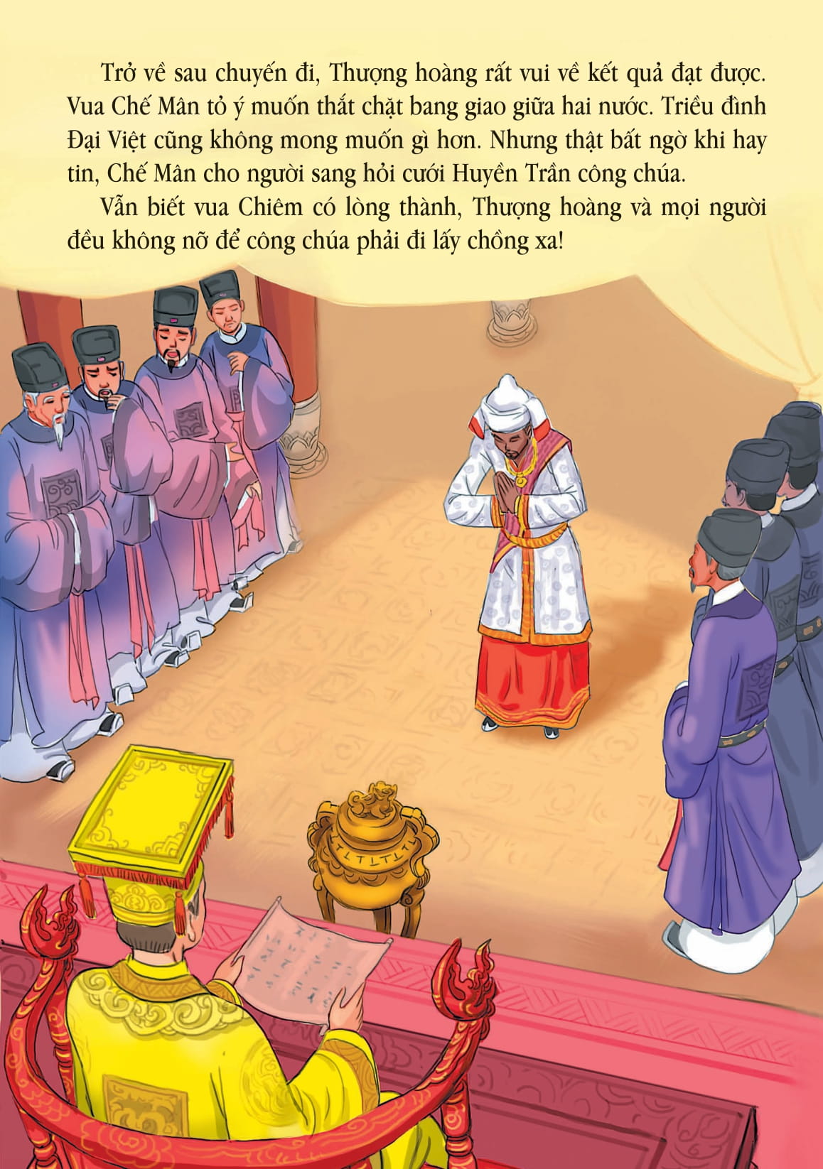 tranh truyện lịch sử việt nam - huyền trân công chúa (tái bản 2023) - Ảnh 4