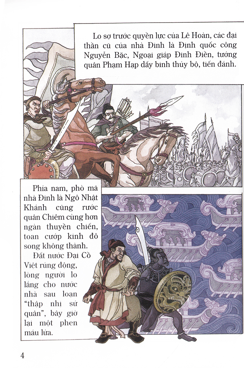 tranh truyện lịch sử việt nam - lê đại hành (tái bản 2023) - Ảnh 4