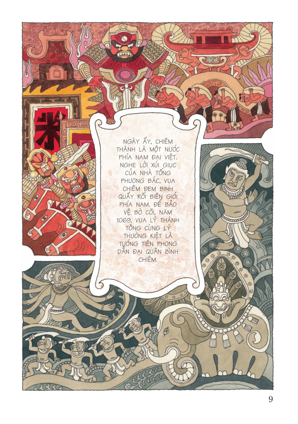 tranh truyện lịch sử việt nam - lý thường kiệt (tái bản 2023) - Ảnh 6