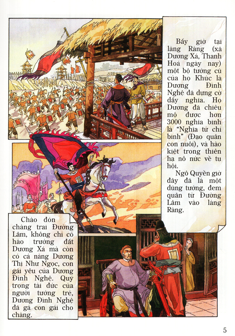 tranh truyện lịch sử việt nam - ngô quyền (tái bản 2023) - Ảnh 5