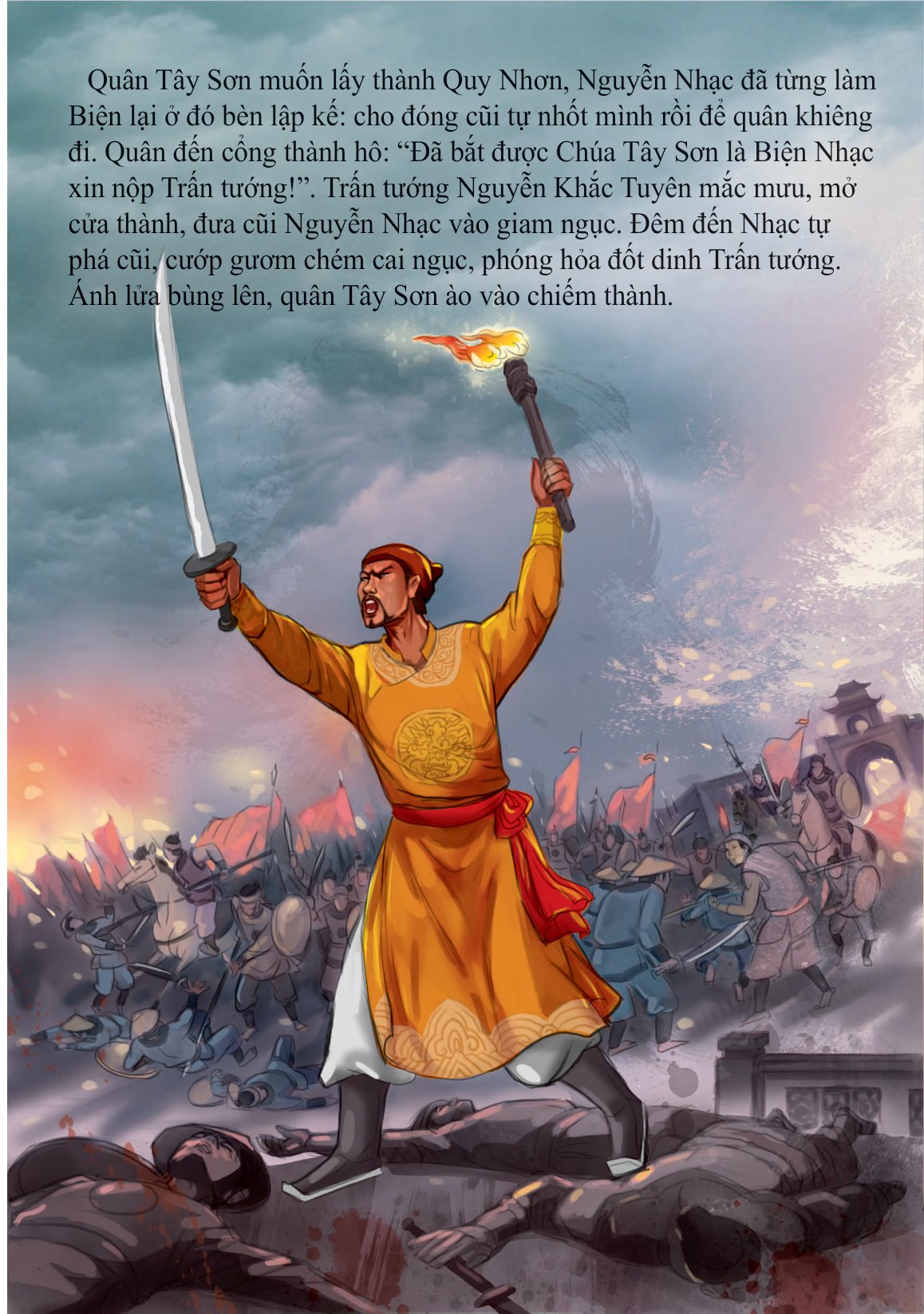 tranh truyện lịch sử việt nam - quang trung (tái bản 2023) - Ảnh 3