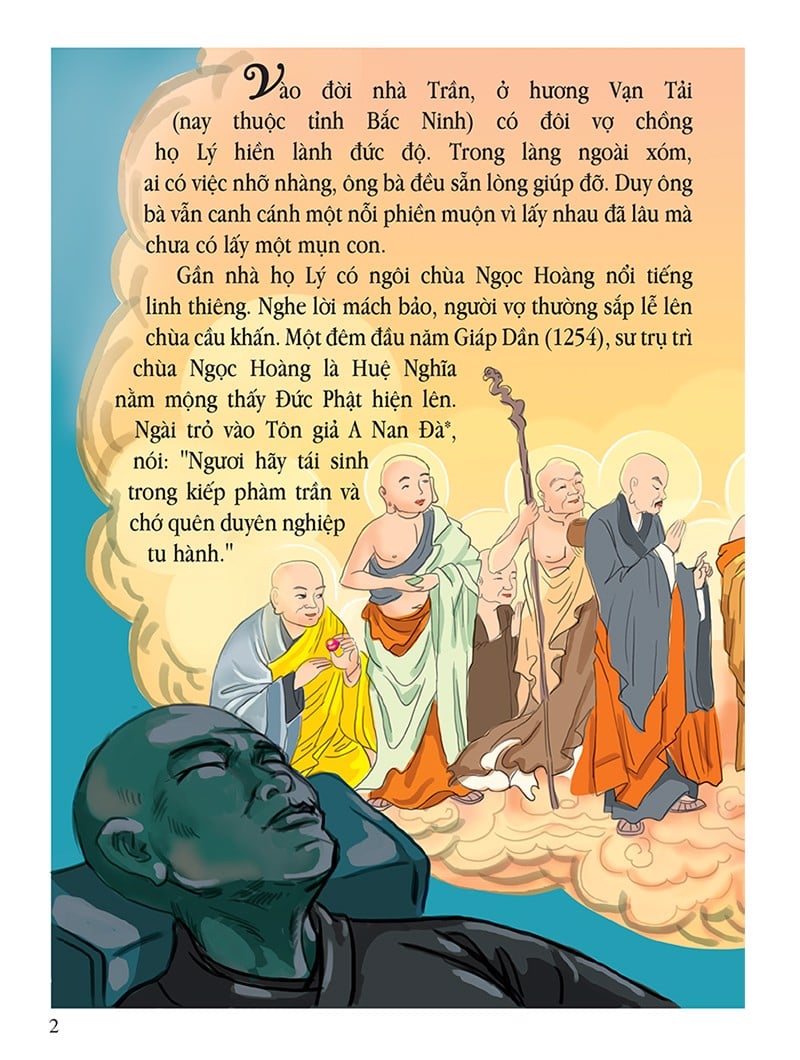 tranh truyện lịch sử việt nam - thiền sư huyền quang (tái bản 2023) - Ảnh 3