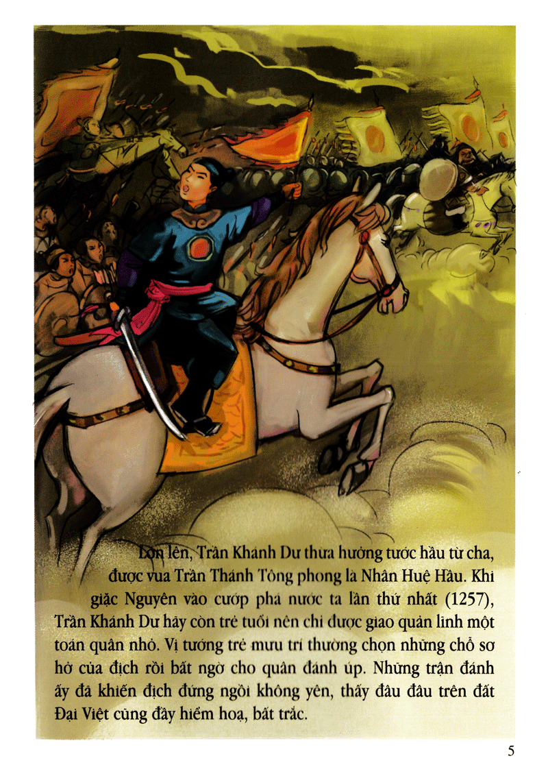 tranh truyện lịch sử việt nam - trần khánh dư (tái bản 2023) - Ảnh 4