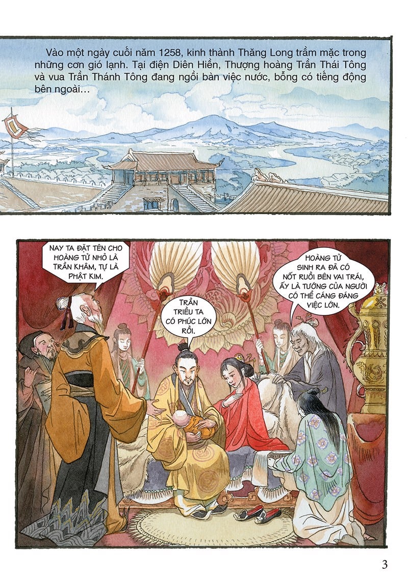 tranh truyện lịch sử việt nam - trần nhân tông (tái bản 2023) - Ảnh 3