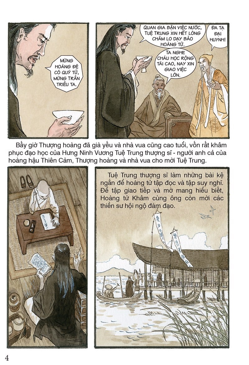 tranh truyện lịch sử việt nam - trần nhân tông (tái bản 2023) - Ảnh 4