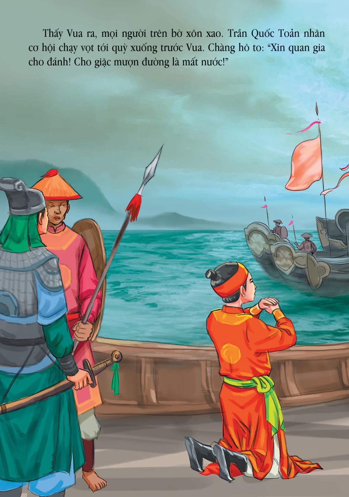 tranh truyện lịch sử việt nam - trần quốc toản (tái bản 2023) - Ảnh 4