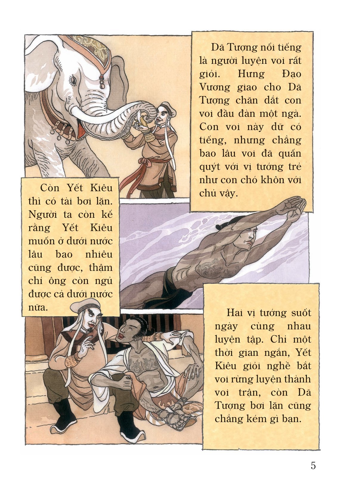 tranh truyện lịch sử việt nam - yết kiêu - dã tượng (tái bản 2023) - Ảnh 2