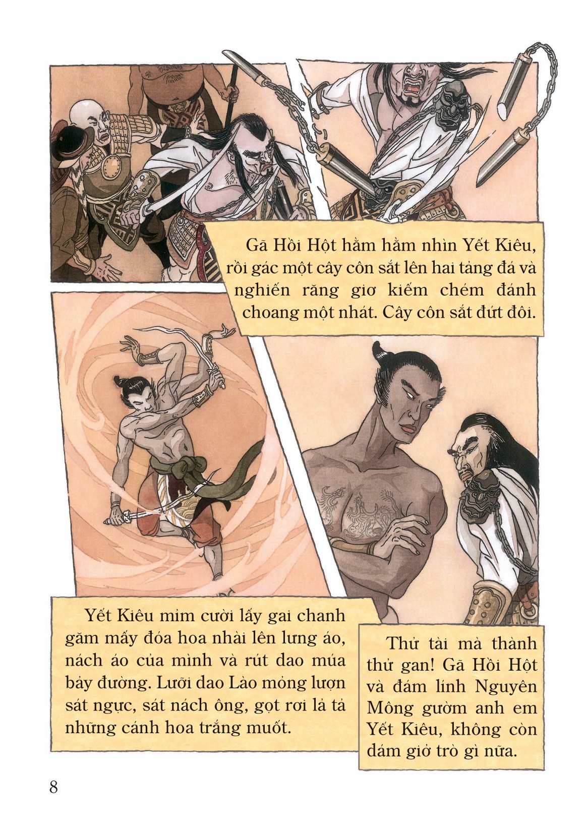 tranh truyện lịch sử việt nam - yết kiêu - dã tượng (tái bản 2023) - Ảnh 5