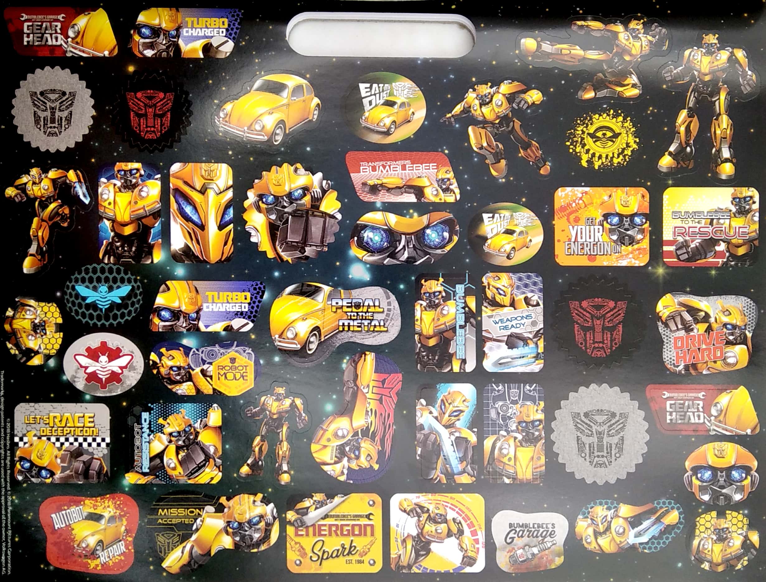 transformers bumblebee turbo charged giant activity pad - Ảnh 4