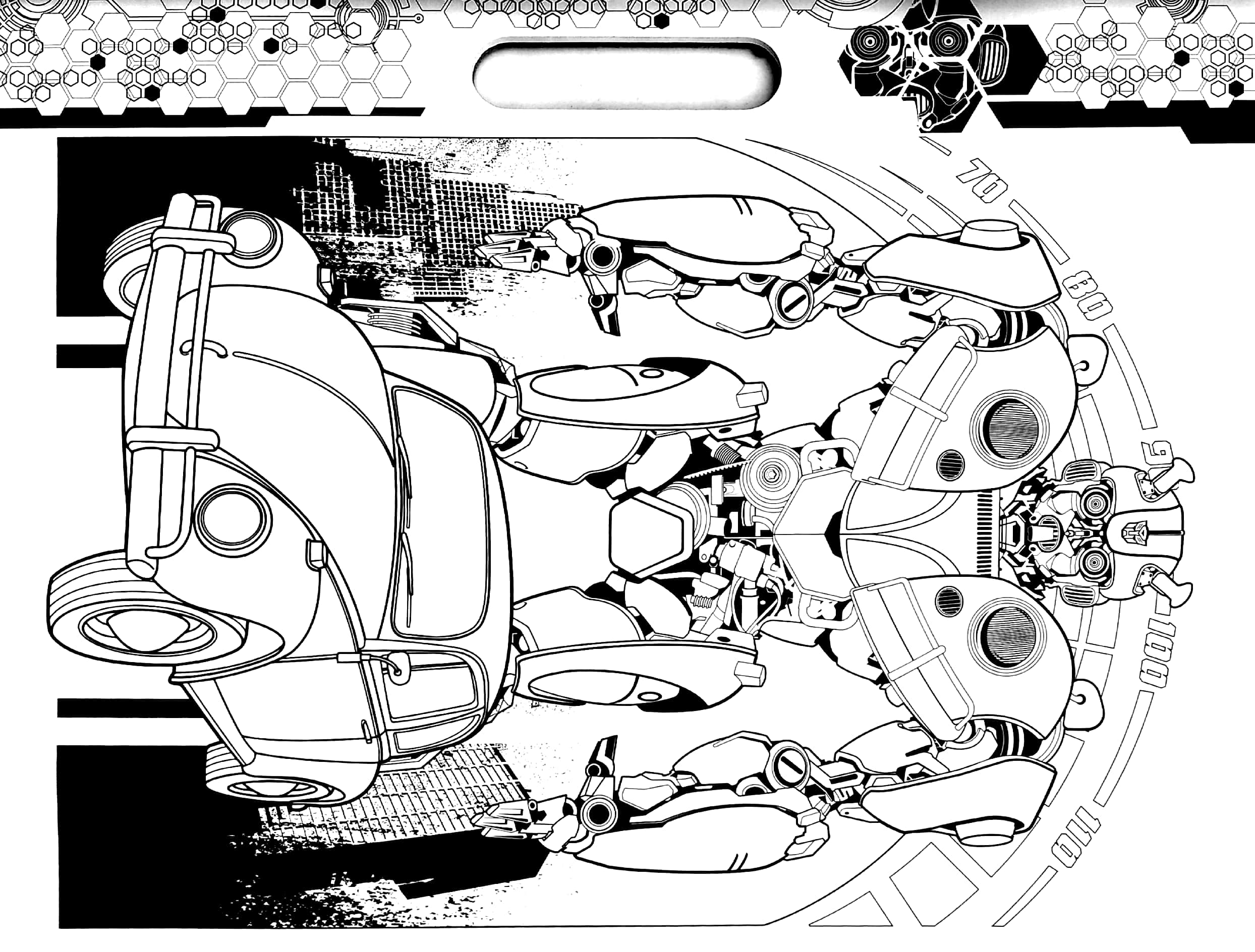 transformers bumblebee turbo charged giant activity pad - Ảnh 5