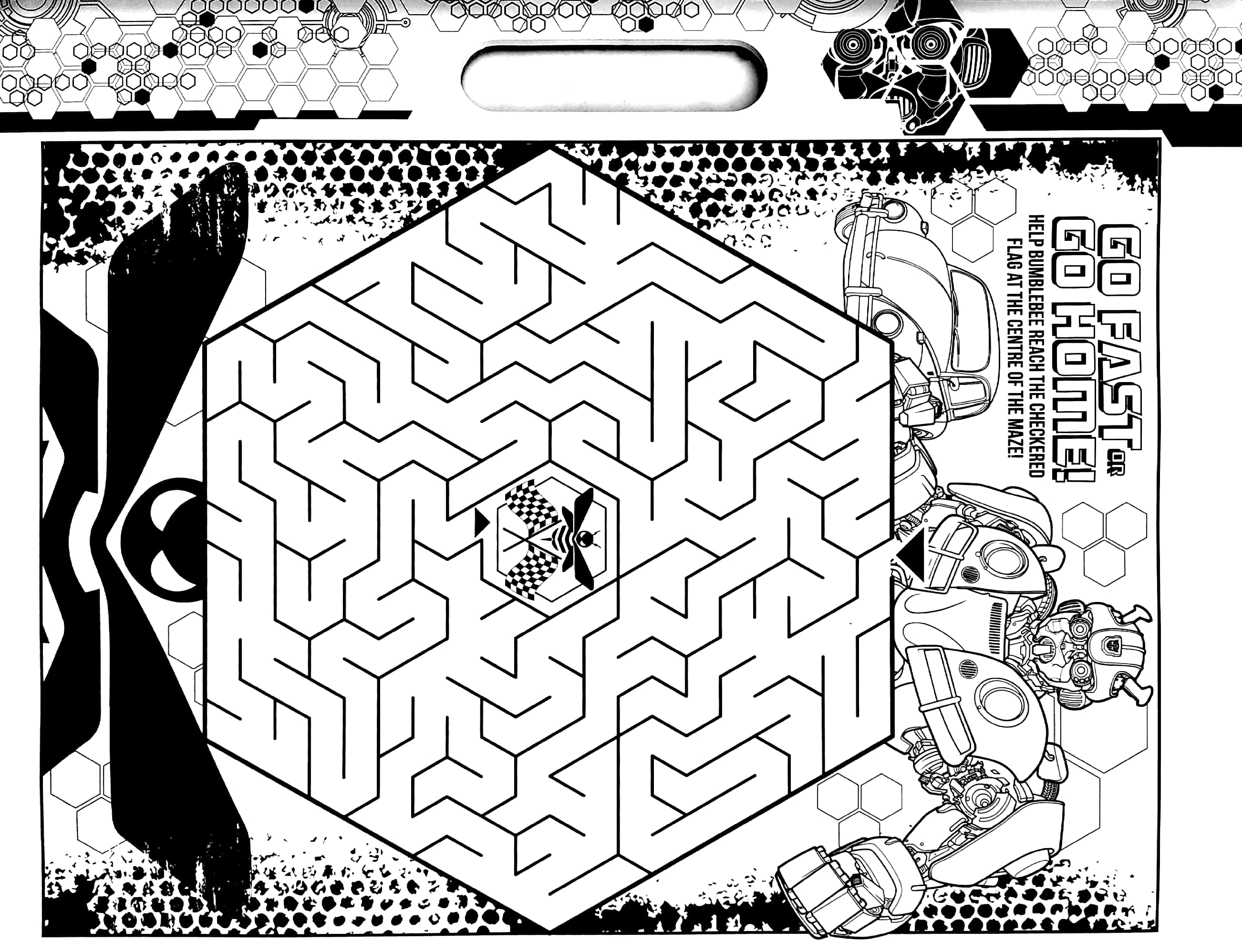 transformers bumblebee turbo charged giant activity pad - Ảnh 6