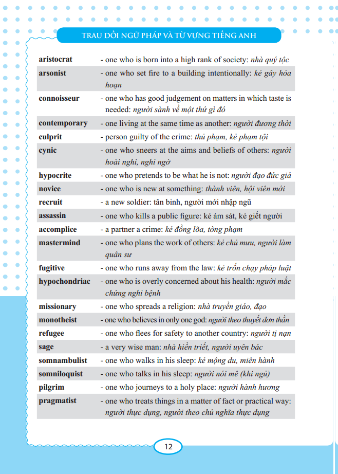 trau dồi ngữ pháp và từ vựng tiếng anh (tái bản 2023) - Ảnh 11