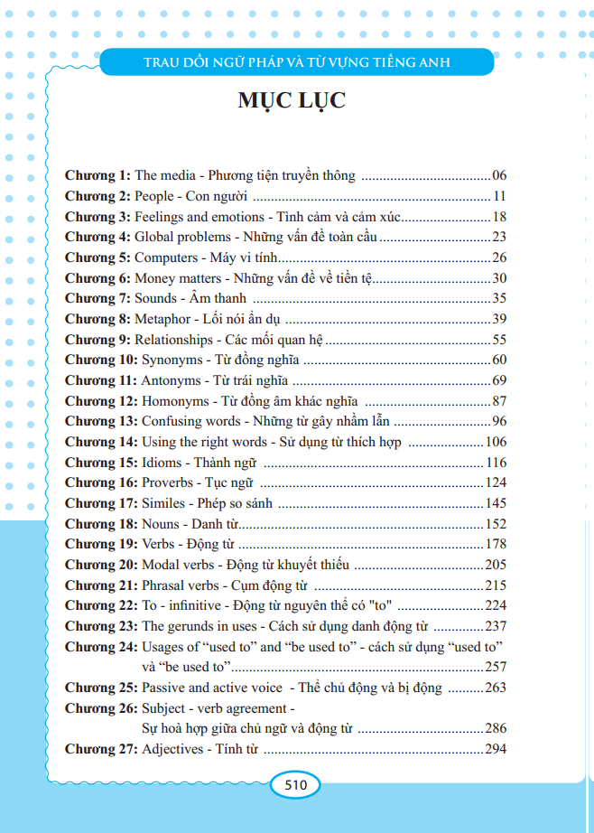 trau dồi ngữ pháp và từ vựng tiếng anh (tái bản 2023) - Ảnh 3
