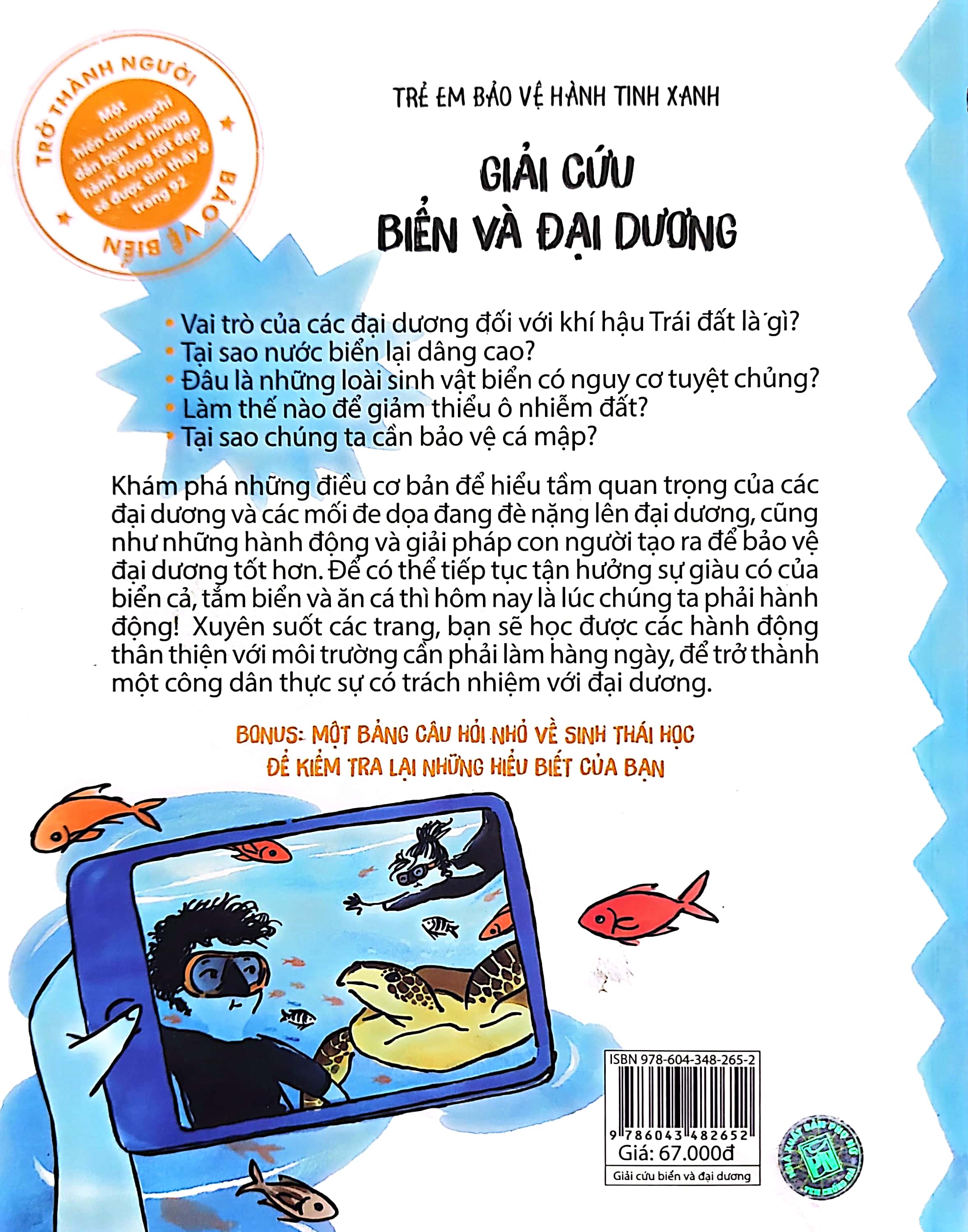 trẻ em bảo vệ hành tinh xanh: giải cứu biển và đại dương - Ảnh 10