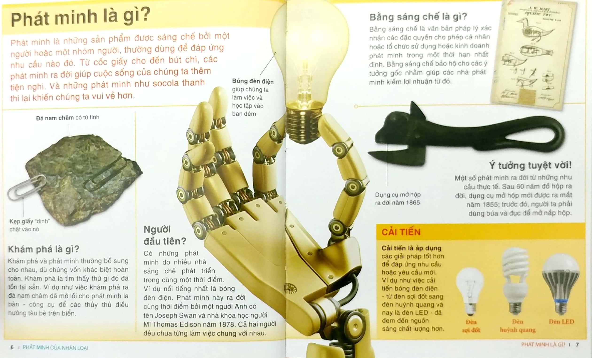 Tri Thức Trong Lòng Bàn Tay - Bách Khoa Thiếu Nhi - Phát Minh Của Nhân Loại - Bìa Cứng (Tái Bàn 2025) - Ảnh 3