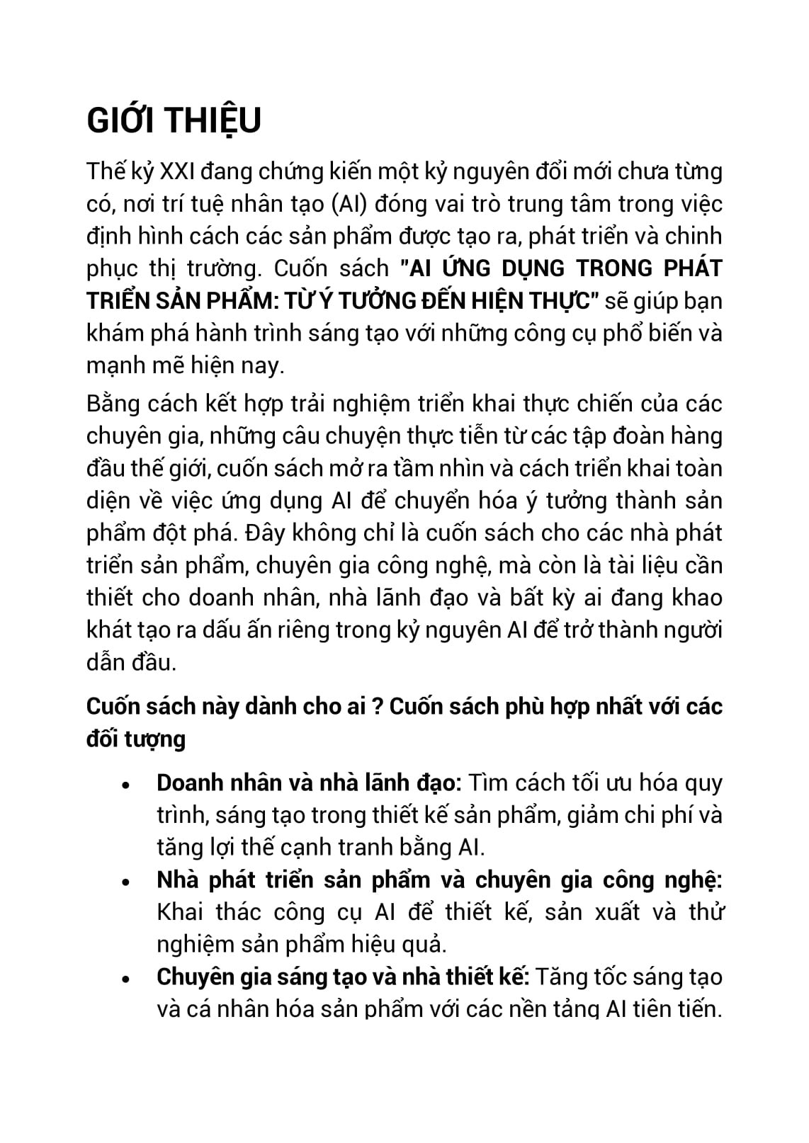Trí Tuệ Nhân Tạo AI - Ứng Dụng Trong Phát Triển Sản Phẩm - Từ Ý Tưởng Đến Hiện Thực - Tập 1 - Ảnh 17