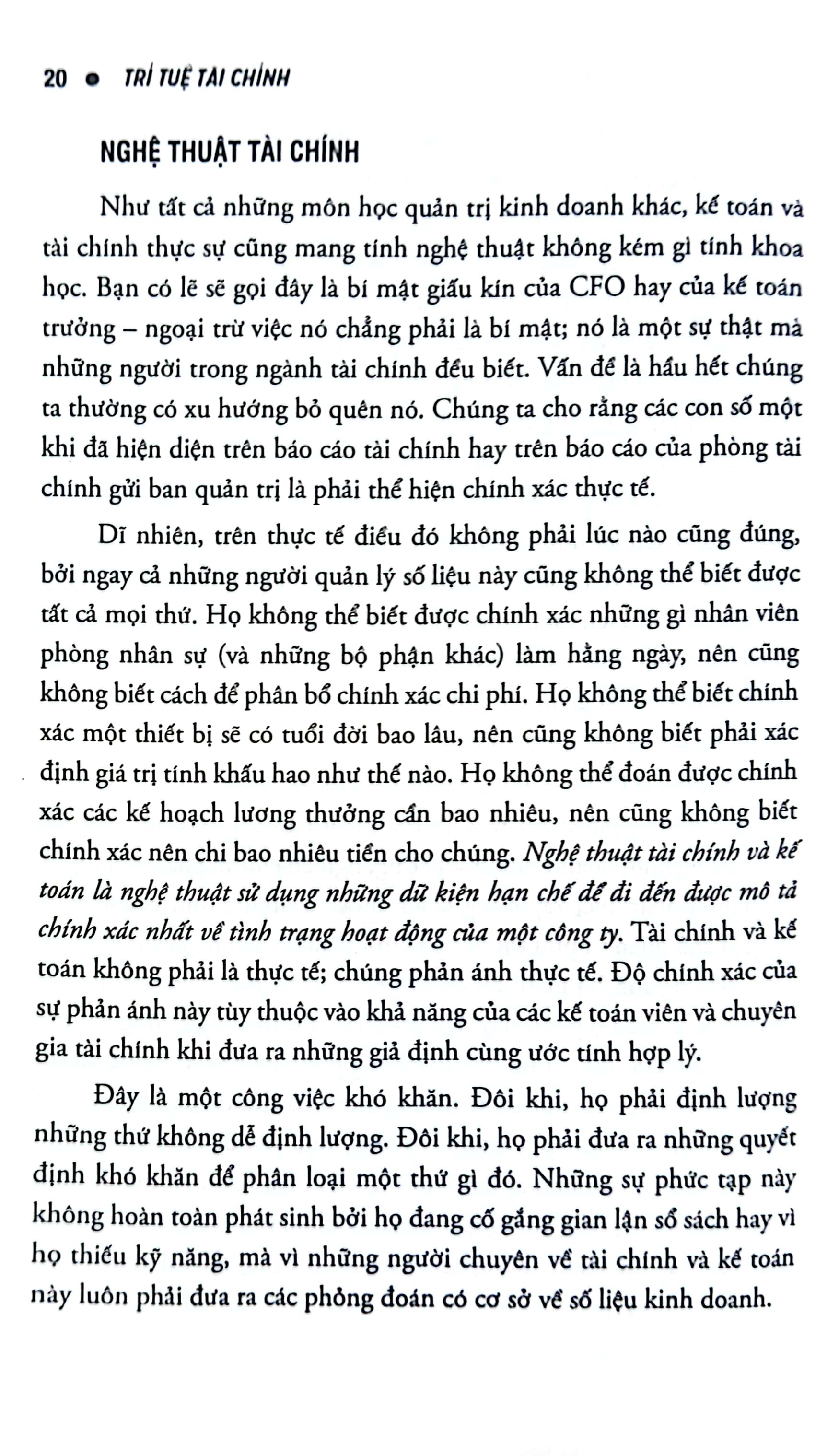 Trí Tuệ Tài Chính - Dành Cho Nhà Quản Lý Không Chuyên Về Tài Chính - Bìa Cứng (Tái Bản 2025) - Ảnh 7