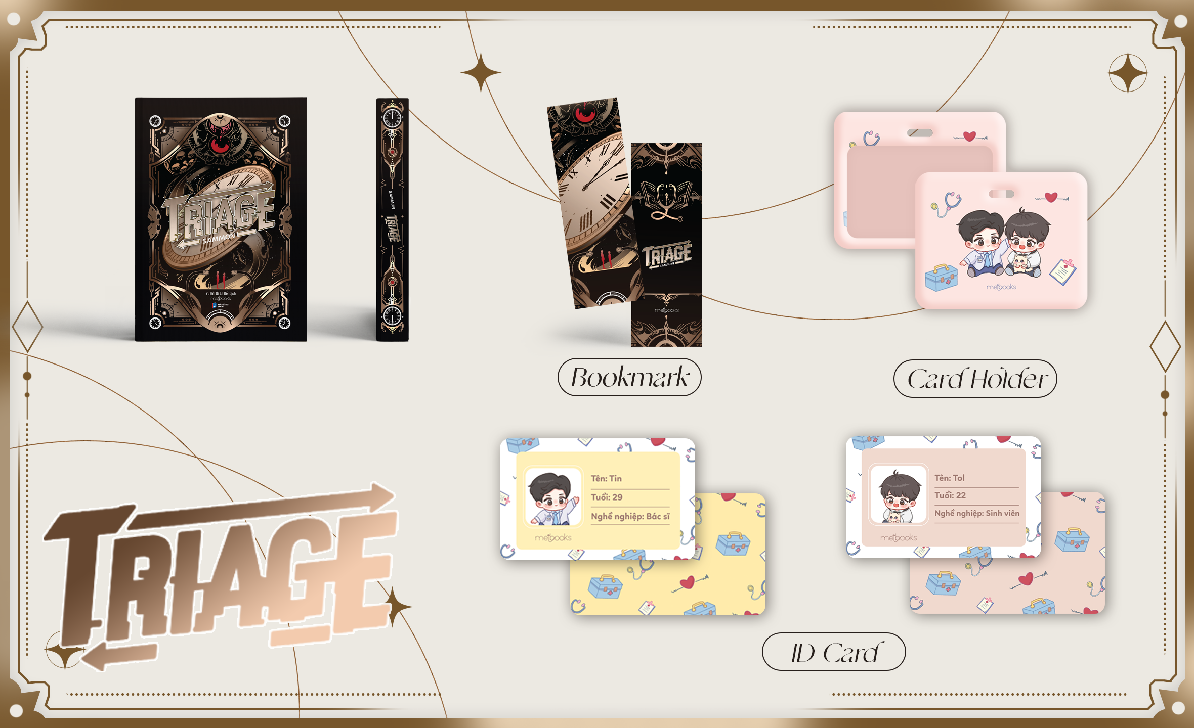 triage - bản đặc biệt - tặng kèm bookmark + set id card + card holder - Ảnh 2