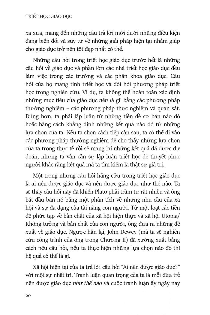 triết học giáo dục - philosophy of education (tái bản 2023) - Ảnh 10