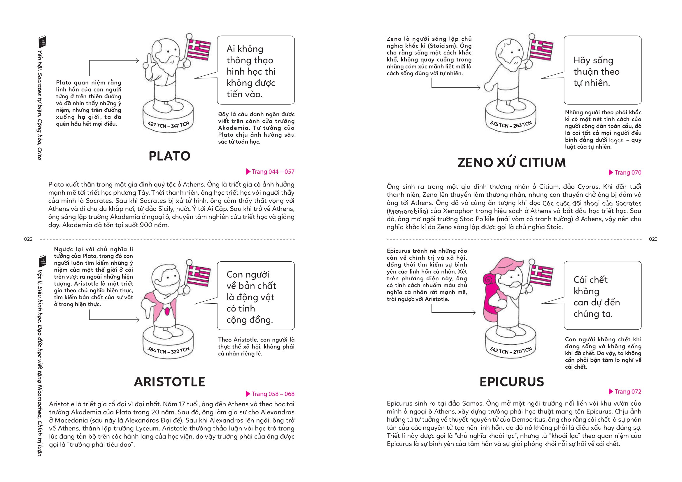 triết học từ cổ chí kim - trường phái, triết gia, thuật ngữ cùng những minh họa sống động (tái bản 2023) - Ảnh 7