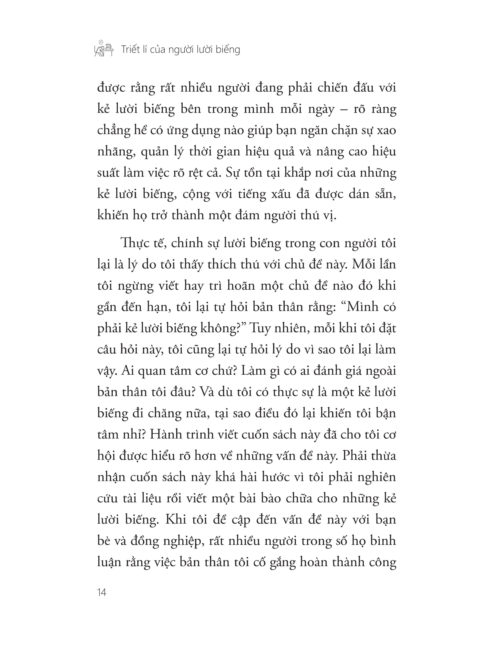 triết lí của người lười biếng - Ảnh 14