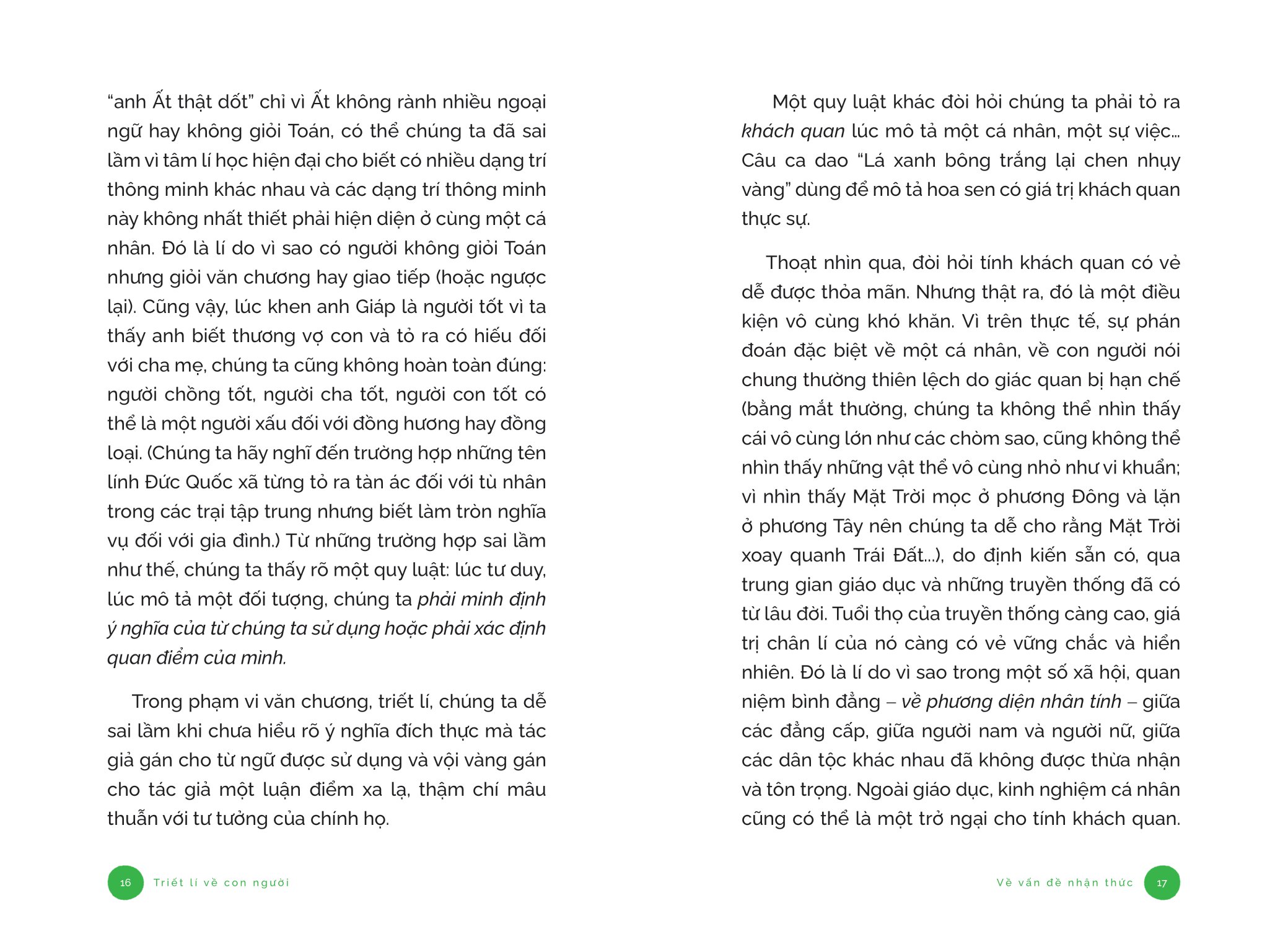 triết lí về con người - về vấn đề nhận thức - Ảnh 10