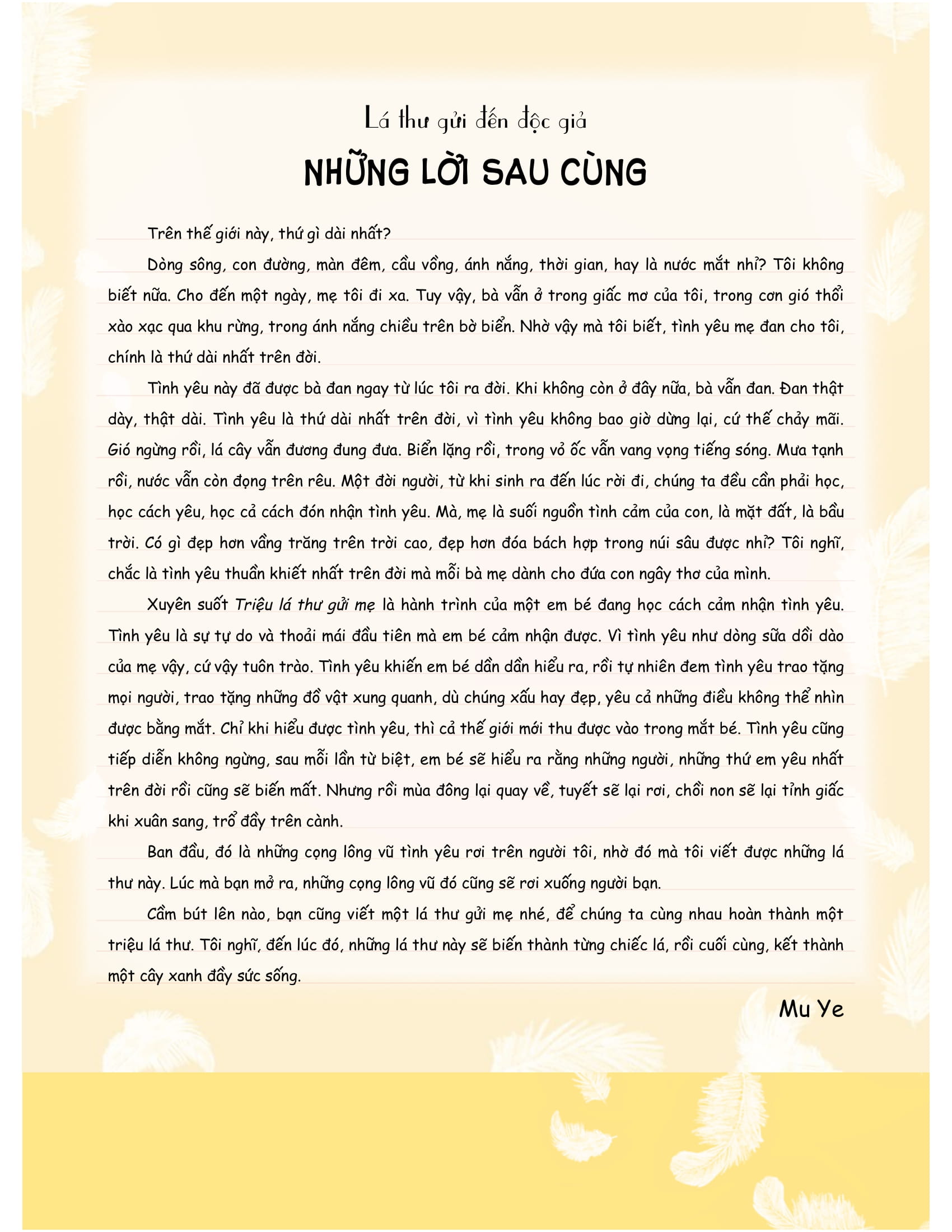 triệu lá thư gửi mẹ - bìa cứng - Ảnh 19