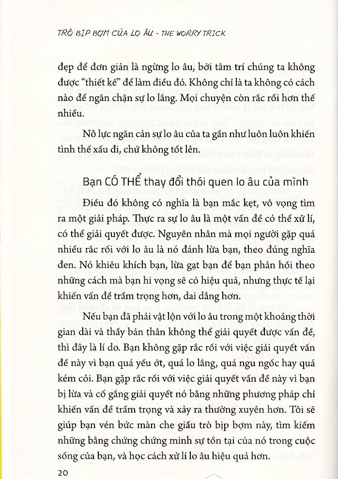 trò bịp bợm của lo âu - the worry trick - Ảnh 6