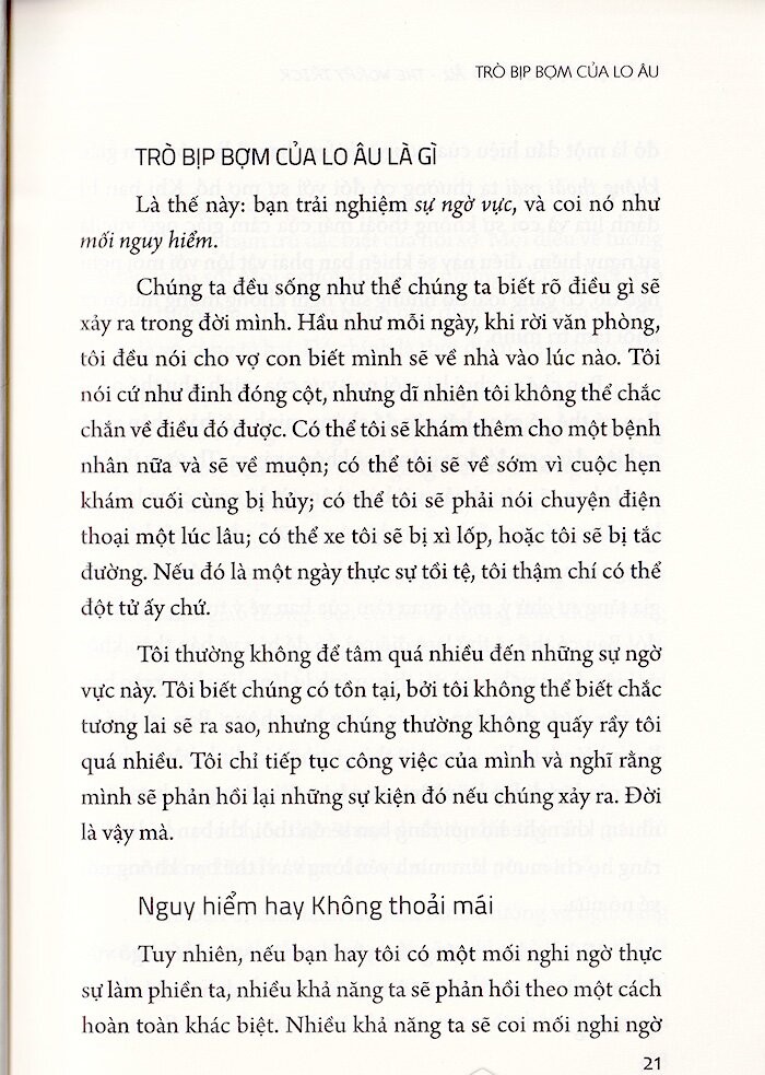 trò bịp bợm của lo âu - the worry trick - Ảnh 7