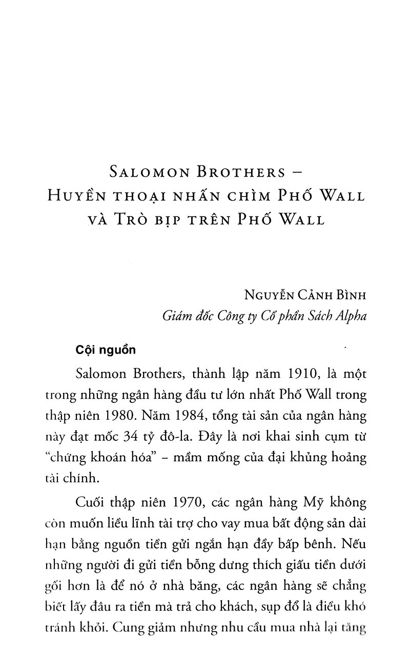 trò bịp trên phố wall (tái bản) - Ảnh 2