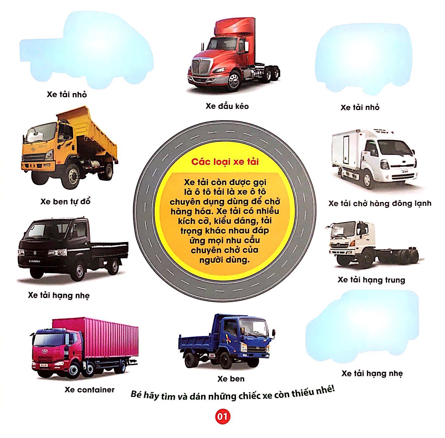 Trò Chơi Bóc Dán Sticker IQ-EQ-CQ - Xe Công Trình - Ảnh 3