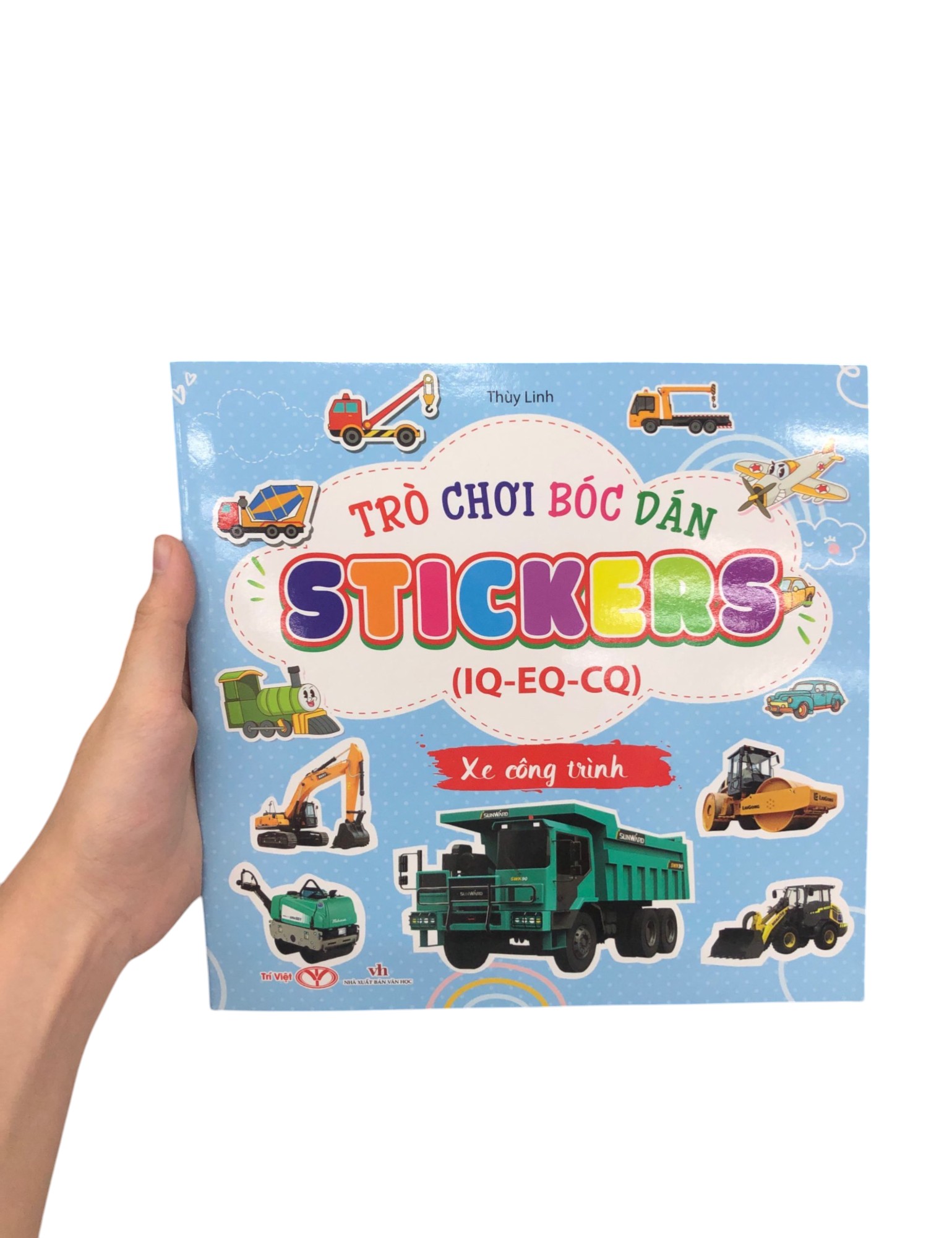 Trò Chơi Bóc Dán Sticker IQ-EQ-CQ - Xe Công Trình - Ảnh 8