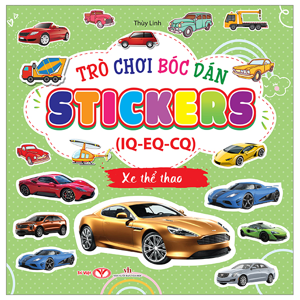 Trò Chơi Bóc Dán Sticker IQ-EQ-CQ - Xe Thể Thao