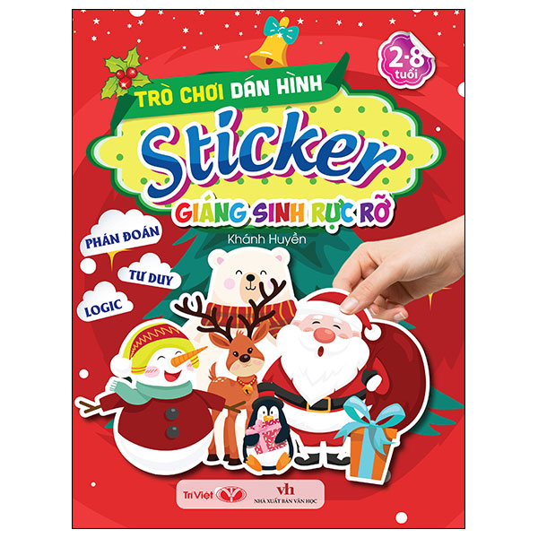 trò chơi dán hình sticker - giáng sinh rực rỡ